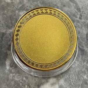 Iron plating with rough surface Medals