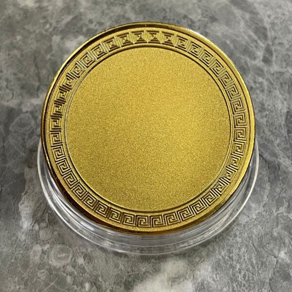 Iron plating with rough surface Medals